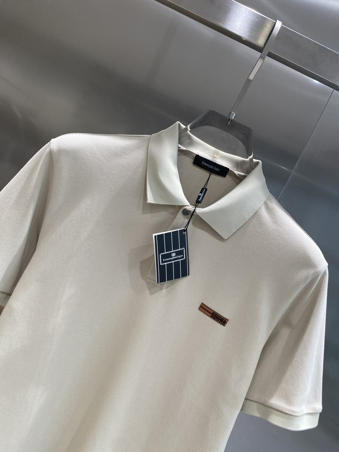 《𝙉𝙚𝙬🤍🖤杰尼家》25SS新款春夏短袖翻领T恤Polo，最高版本客供定制高端朱地面料简单时尚款，拼色螺