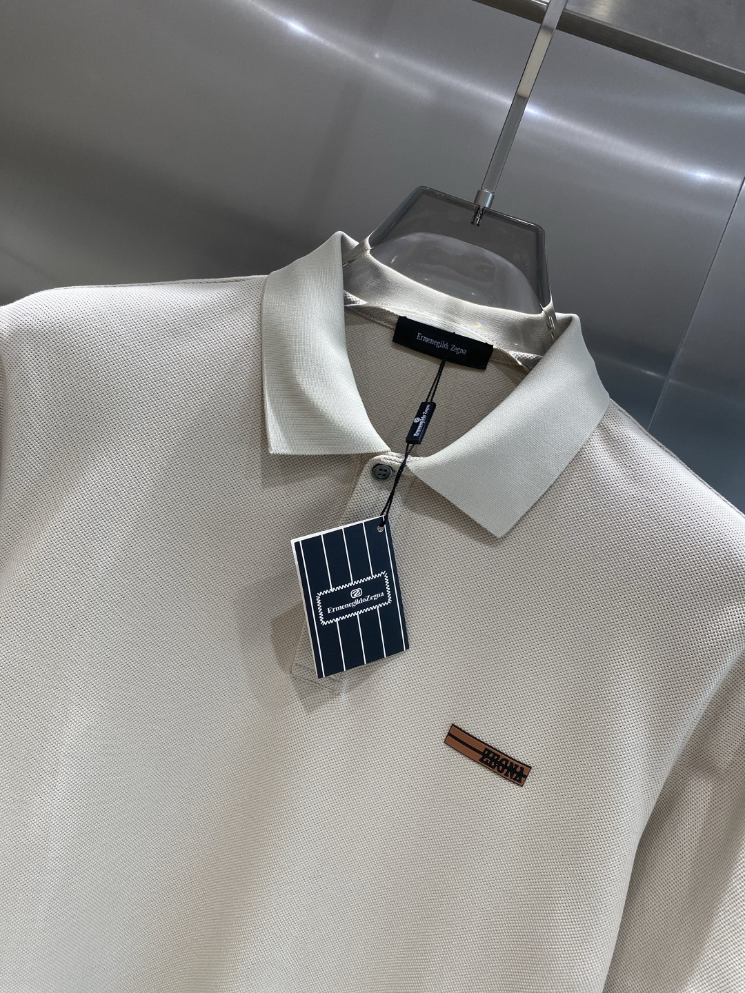 《𝙉𝙚𝙬🤍🖤杰尼家》25SS新款春夏短袖翻领T恤Polo，最高版本客供定制高端朱地面料简单时尚款，拼色螺