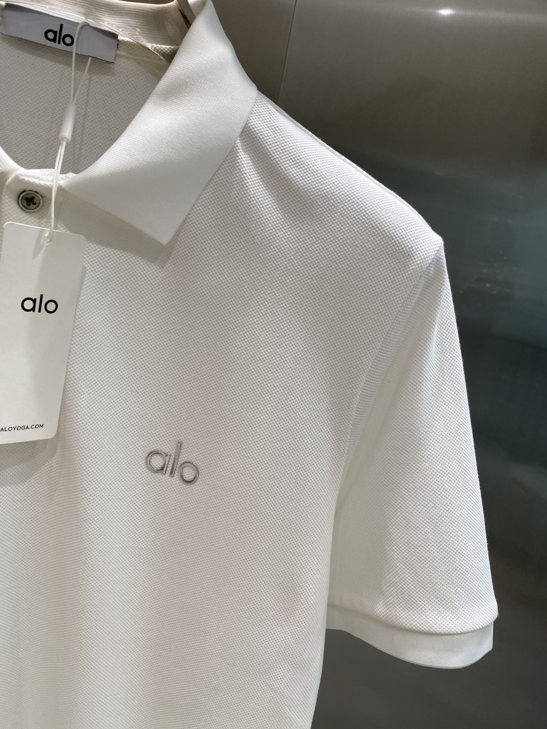 《𝙉𝙚𝙬🖤🤍Alo 家》2025男士商务休闲纯色翻领短袖POLO衫#客供进口100%珠地棉面料，甄选上等