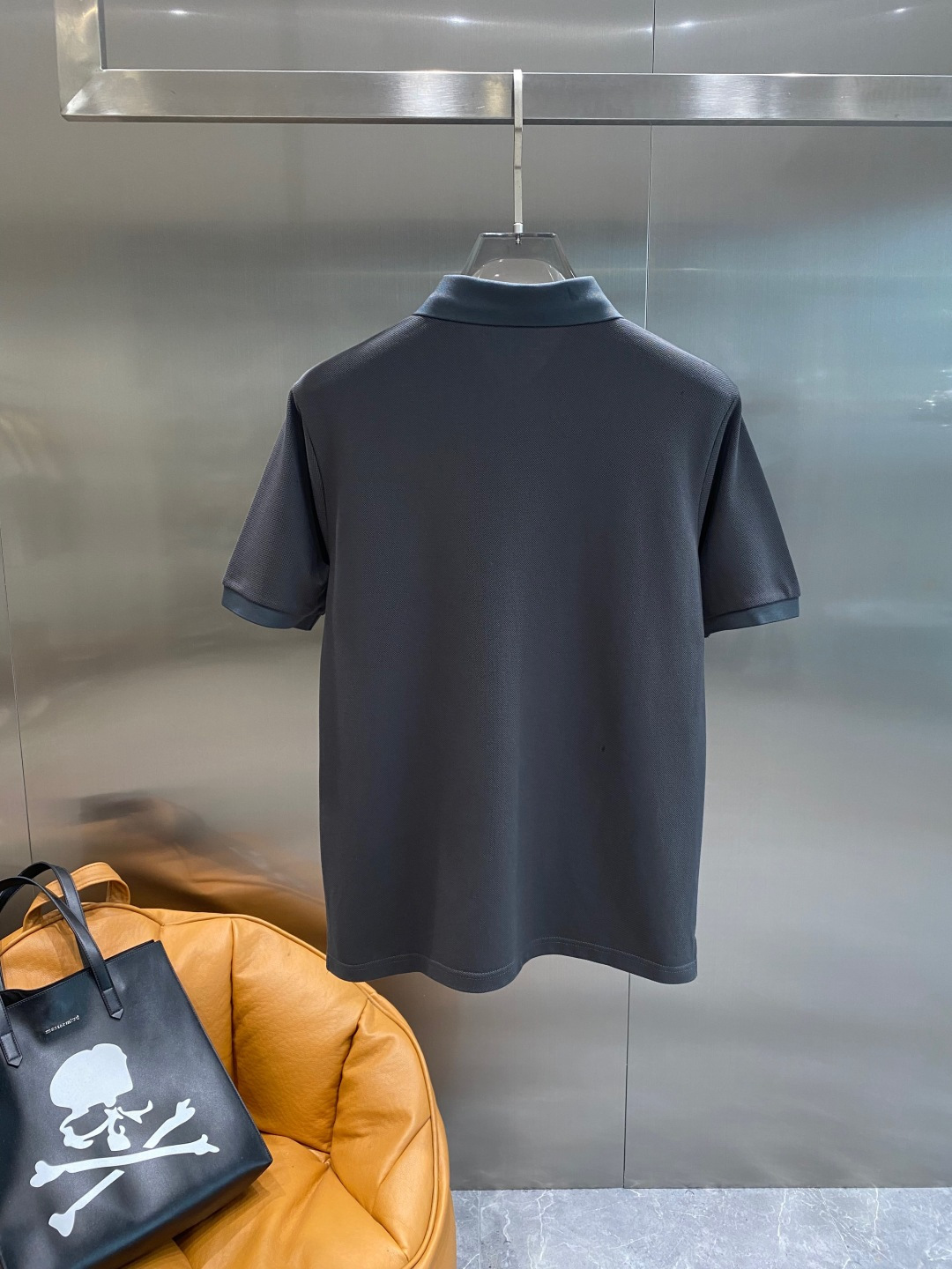 《𝙉𝙚𝙬🖤🤍MIU家》2025男士商务休闲纯色翻领短袖POLO衫#客供进口100%珠地棉面料，甄选上等长