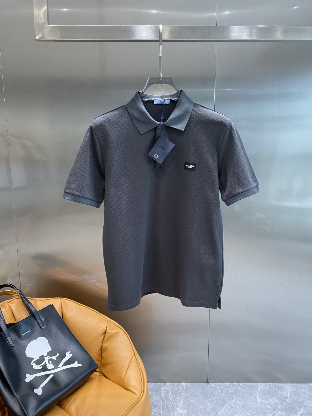 《𝙉𝙚𝙬🖤🤍DG家》2025男士商务休闲纯色翻领短袖POLO衫#客供进口100%珠地棉面料，甄选上等长绒