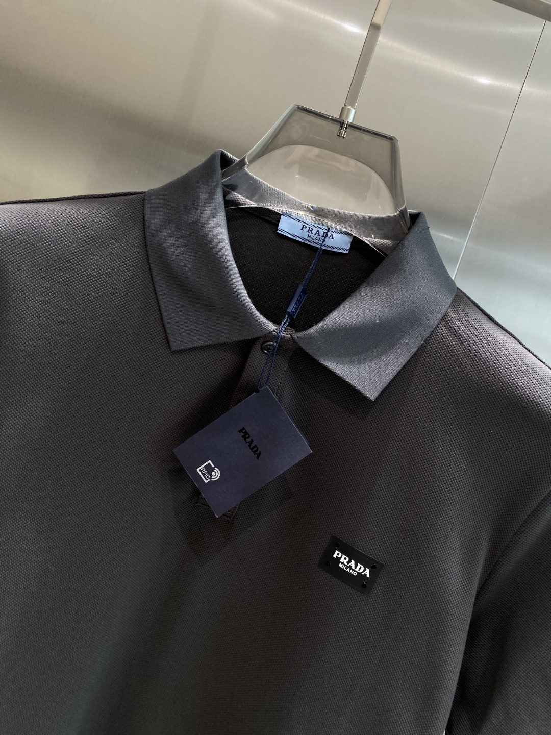 《𝙉𝙚𝙬🖤🤍DG家》2025男士商务休闲纯色翻领短袖POLO衫#客供进口100%珠地棉面料，甄选上等长绒