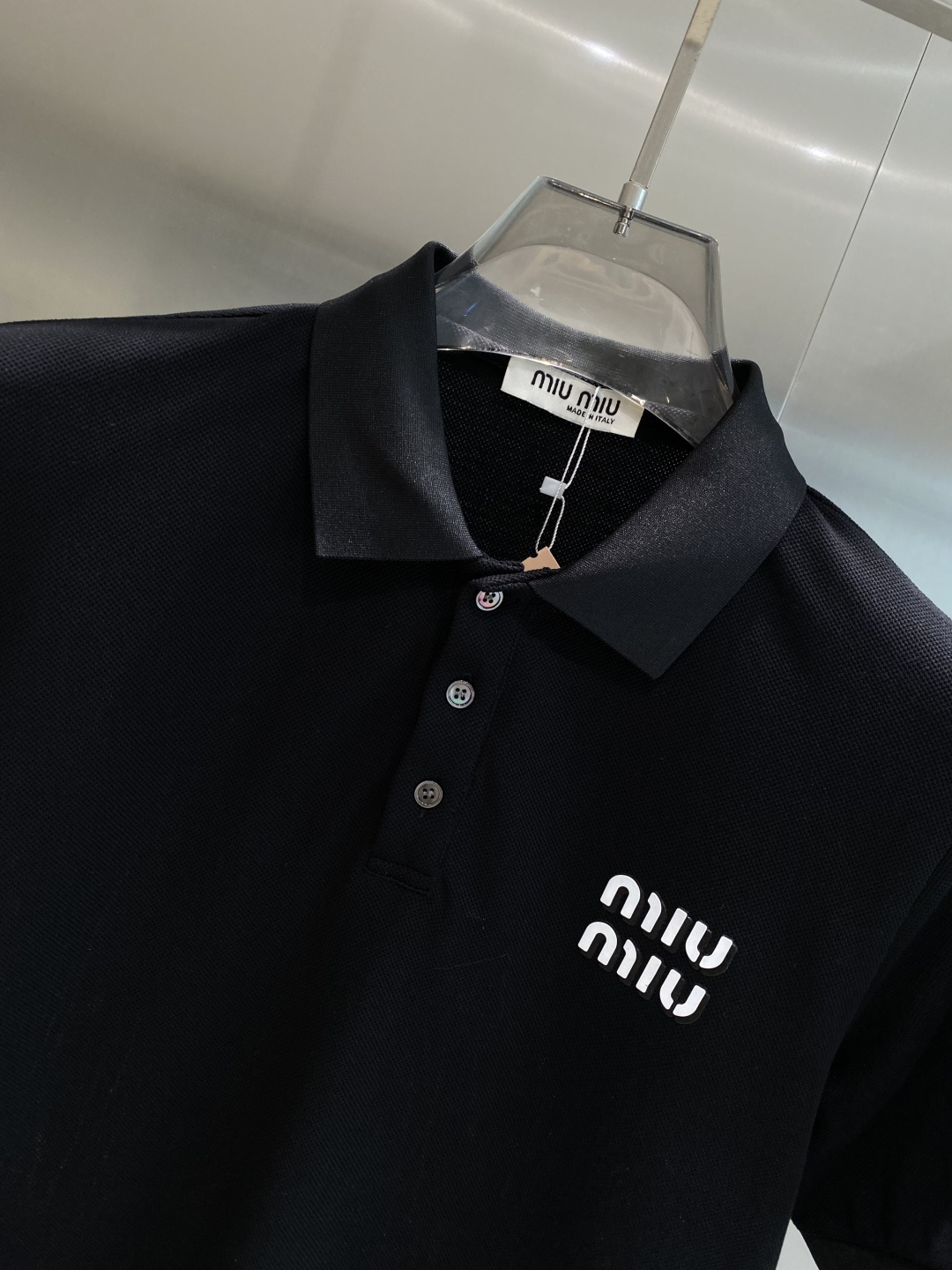 《𝙉𝙚𝙬🖤🤍MIU家》2025男士商务休闲纯色翻领短袖POLO衫#客供进口100%珠地棉面料，甄选上等长