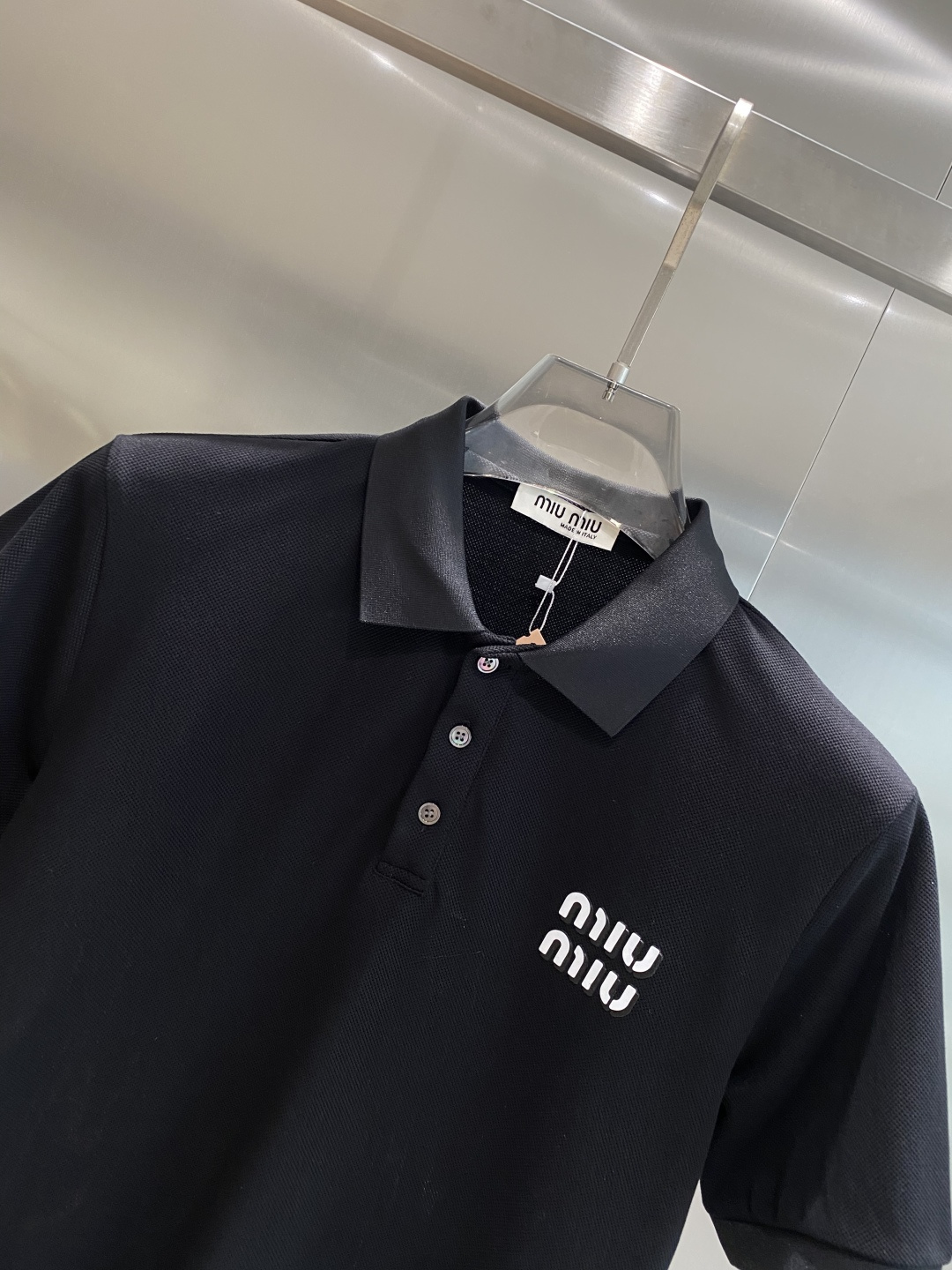 《𝙉𝙚𝙬🖤🤍MIU家》2025男士商务休闲纯色翻领短袖POLO衫#客供进口100%珠地棉面料，甄选上等长