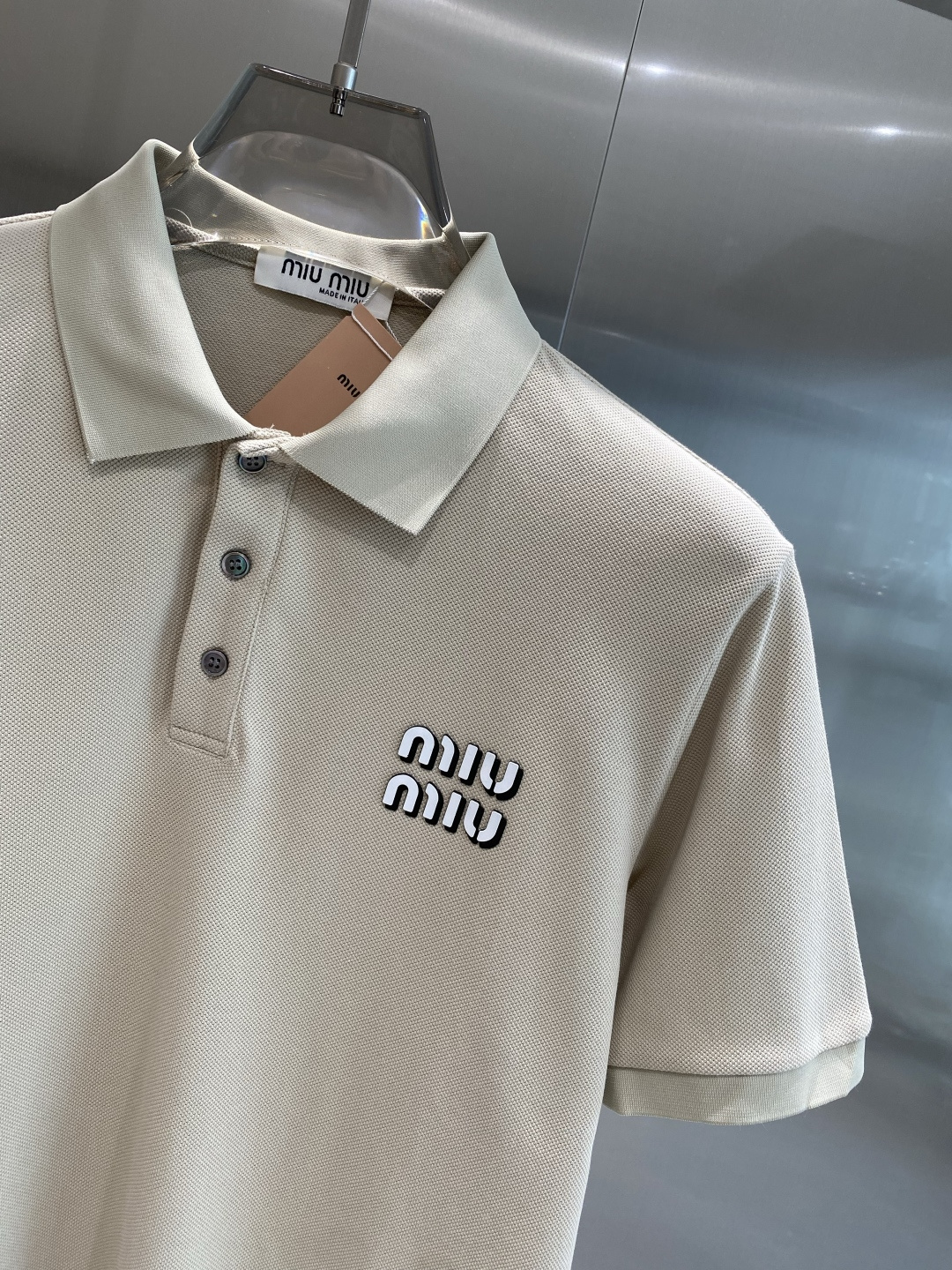 《𝙉𝙚𝙬🖤🤍MIU家》2025男士商务休闲纯色翻领短袖POLO衫#客供进口100%珠地棉面料，甄选上等长