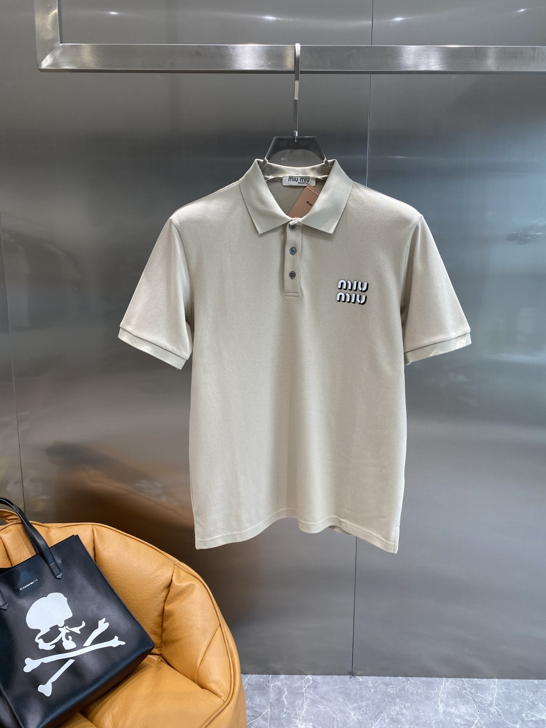 《𝙉𝙚𝙬🖤🤍MIU家》2025男士商务休闲纯色翻领短袖POLO衫#客供进口100%珠地棉面料，甄选上等长