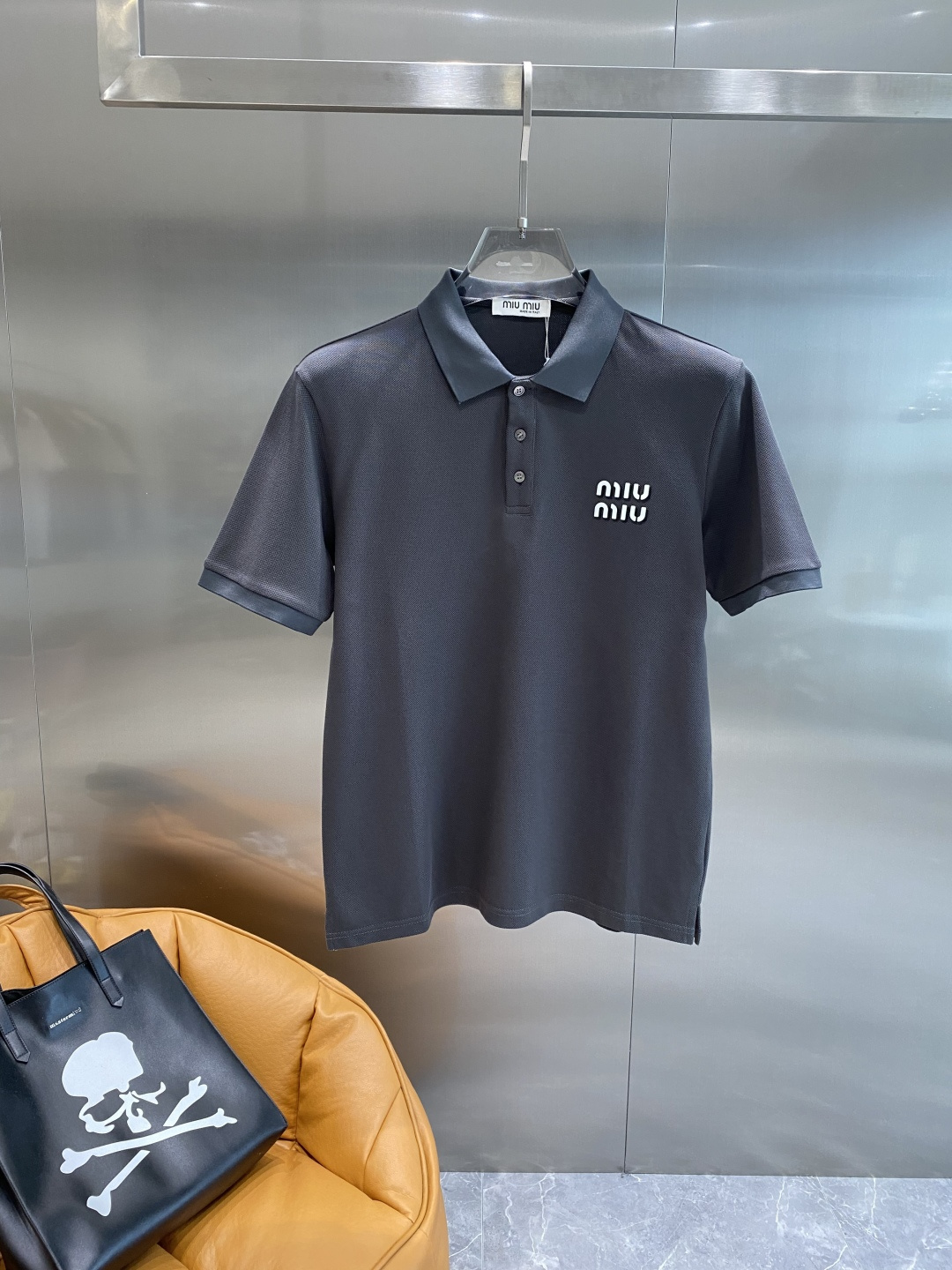 《𝙉𝙚𝙬🖤🤍MIU家》2025男士商务休闲纯色翻领短袖POLO衫#客供进口100%珠地棉面料，甄选上等长