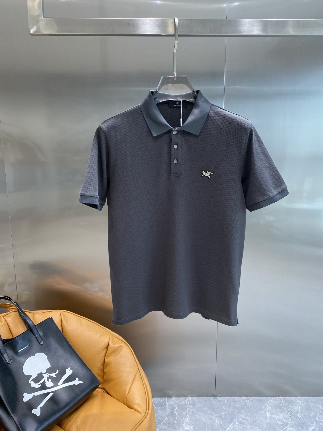 《𝙉𝙚𝙬🖤🤍鸟家》2025男士商务休闲纯色翻领短袖POLO衫#客供进口100%珠地棉面料，甄选上等长绒棉