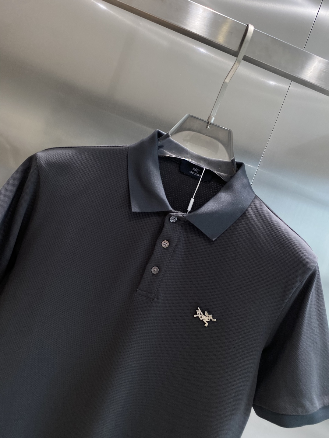 《𝙉𝙚𝙬🖤🤍鸟家》2025男士商务休闲纯色翻领短袖POLO衫#客供进口100%珠地棉面料，甄选上等长绒棉