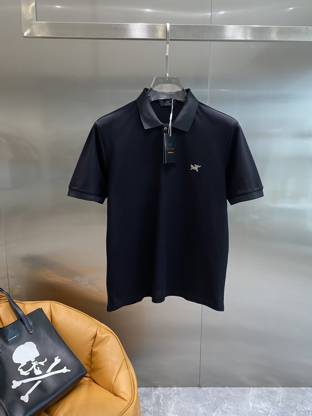《𝙉𝙚𝙬🖤🤍鸟家》2025男士商务休闲纯色翻领短袖POLO衫#客供进口100%珠地棉面料，甄选上等长绒棉