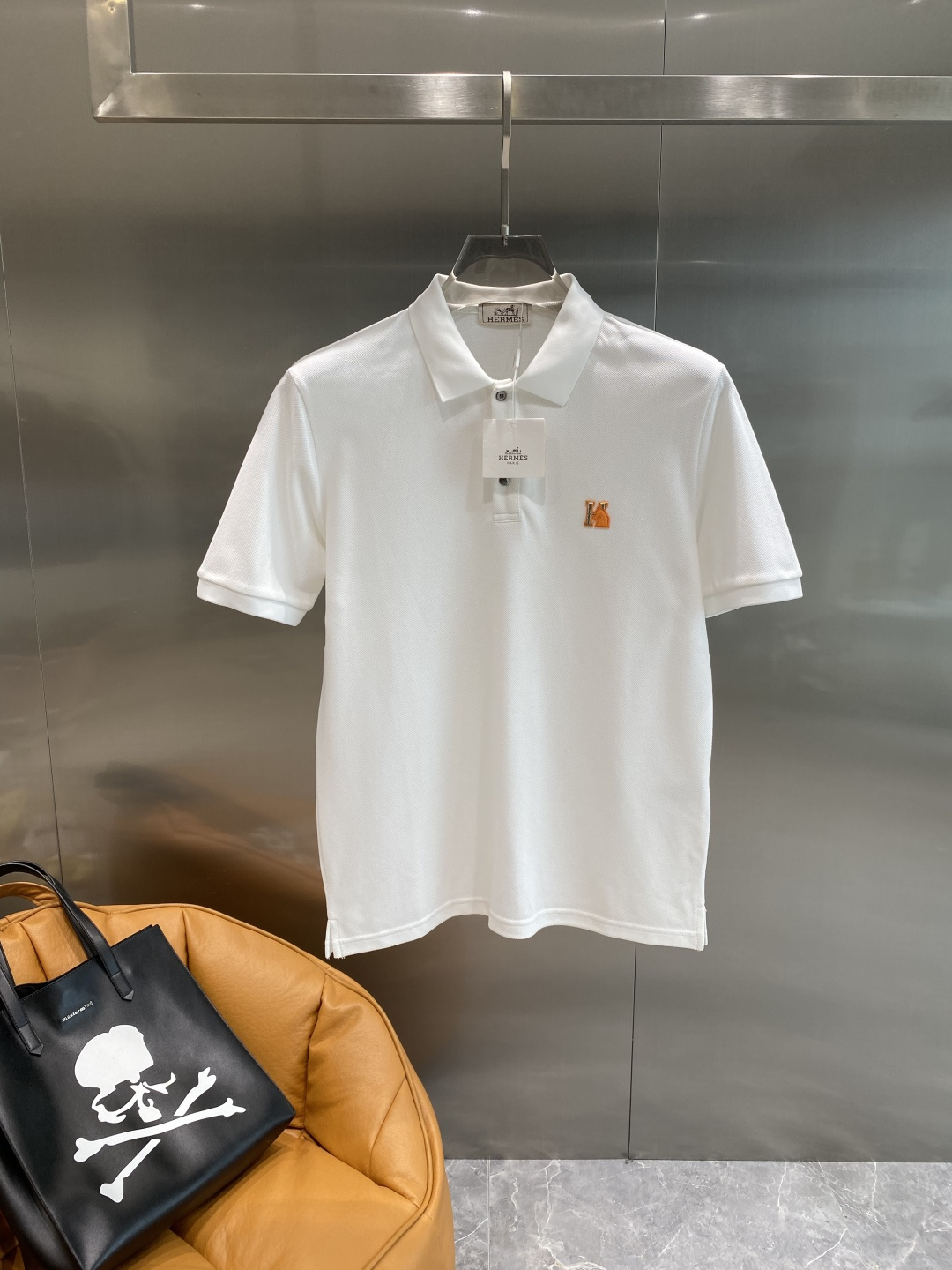 《𝙉𝙚𝙬🖤🤍爱家》2025男士商务休闲纯色翻领短袖POLO衫#客供进口100%珠地棉面料，甄选上等长绒棉