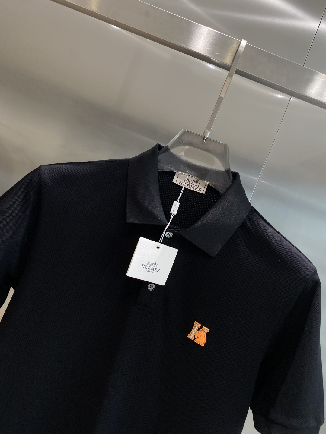 《𝙉𝙚𝙬🖤🤍爱家》2025男士商务休闲纯色翻领短袖POLO衫#客供进口100%珠地棉面料，甄选上等长绒棉