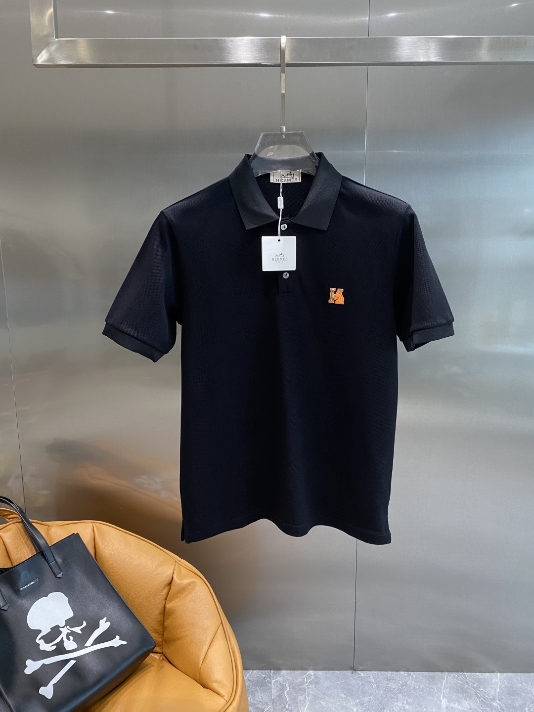 《𝙉𝙚𝙬🖤🤍爱家》2025男士商务休闲纯色翻领短袖POLO衫#客供进口100%珠地棉面料，甄选上等长绒棉