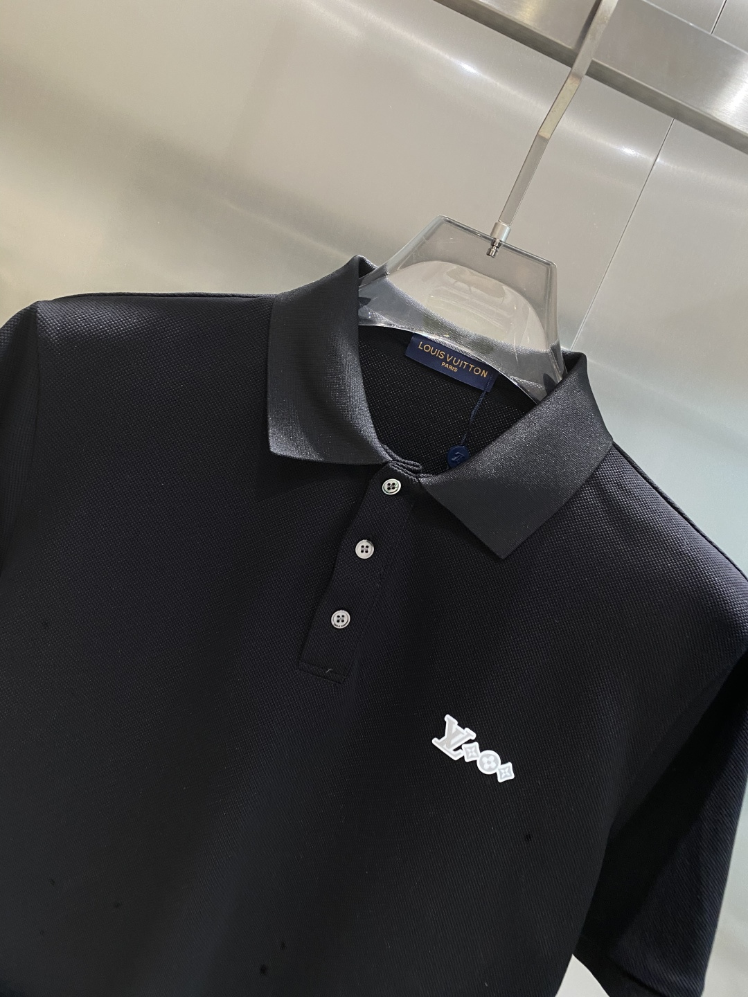 《𝙉𝙚𝙬🖤🤍驴家》2025男士商务休闲纯色翻领短袖POLO衫#客供进口100%珠地棉面料，甄选上等长绒棉