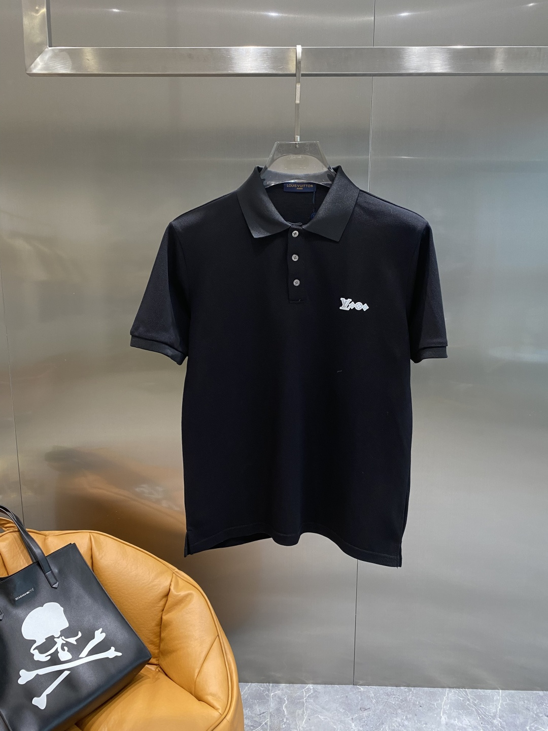 《𝙉𝙚𝙬🖤🤍驴家》2025男士商务休闲纯色翻领短袖POLO衫#客供进口100%珠地棉面料，甄选上等长绒棉