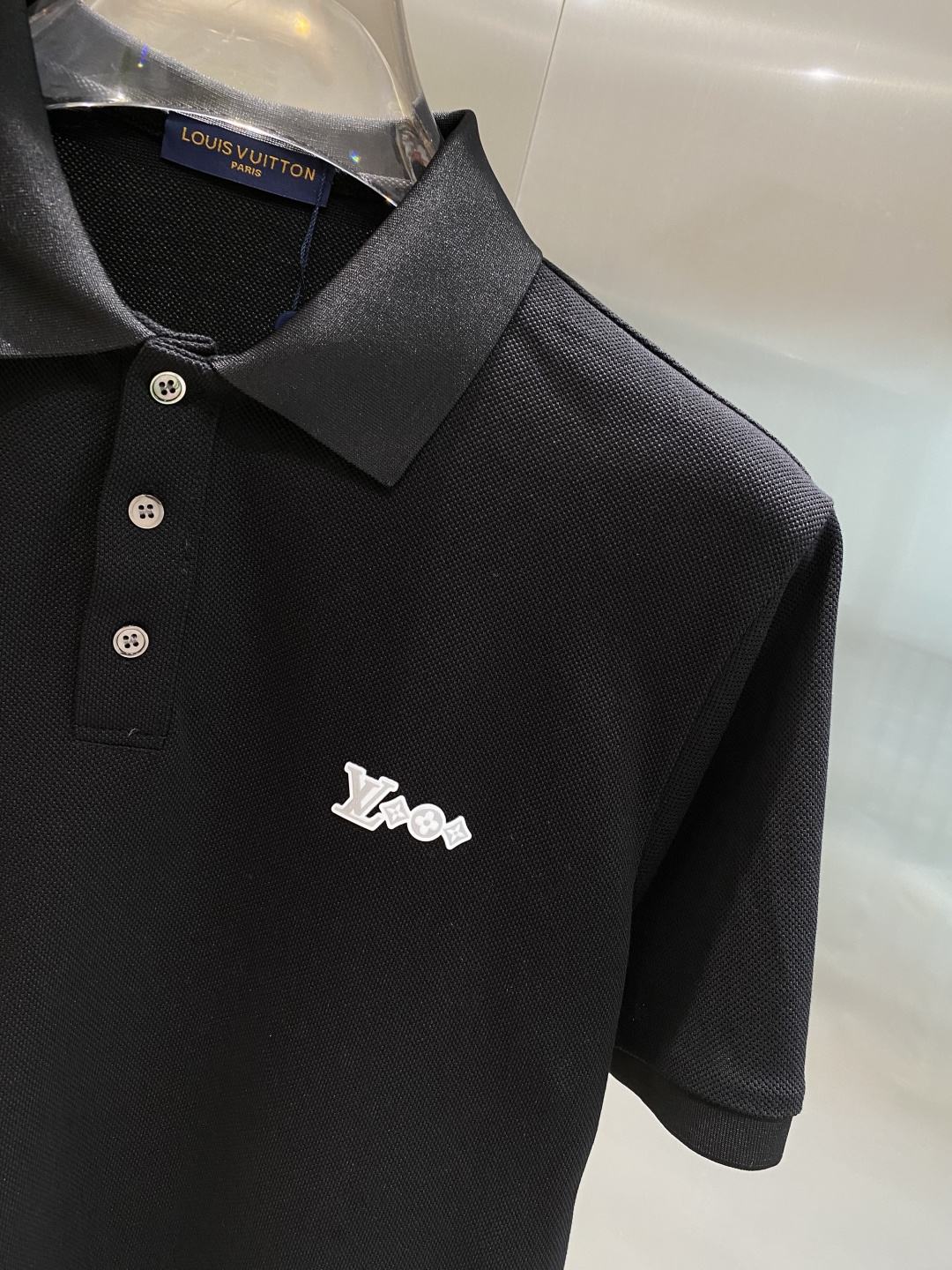 《𝙉𝙚𝙬🖤🤍驴家》2025男士商务休闲纯色翻领短袖POLO衫#客供进口100%珠地棉面料，甄选上等长绒棉