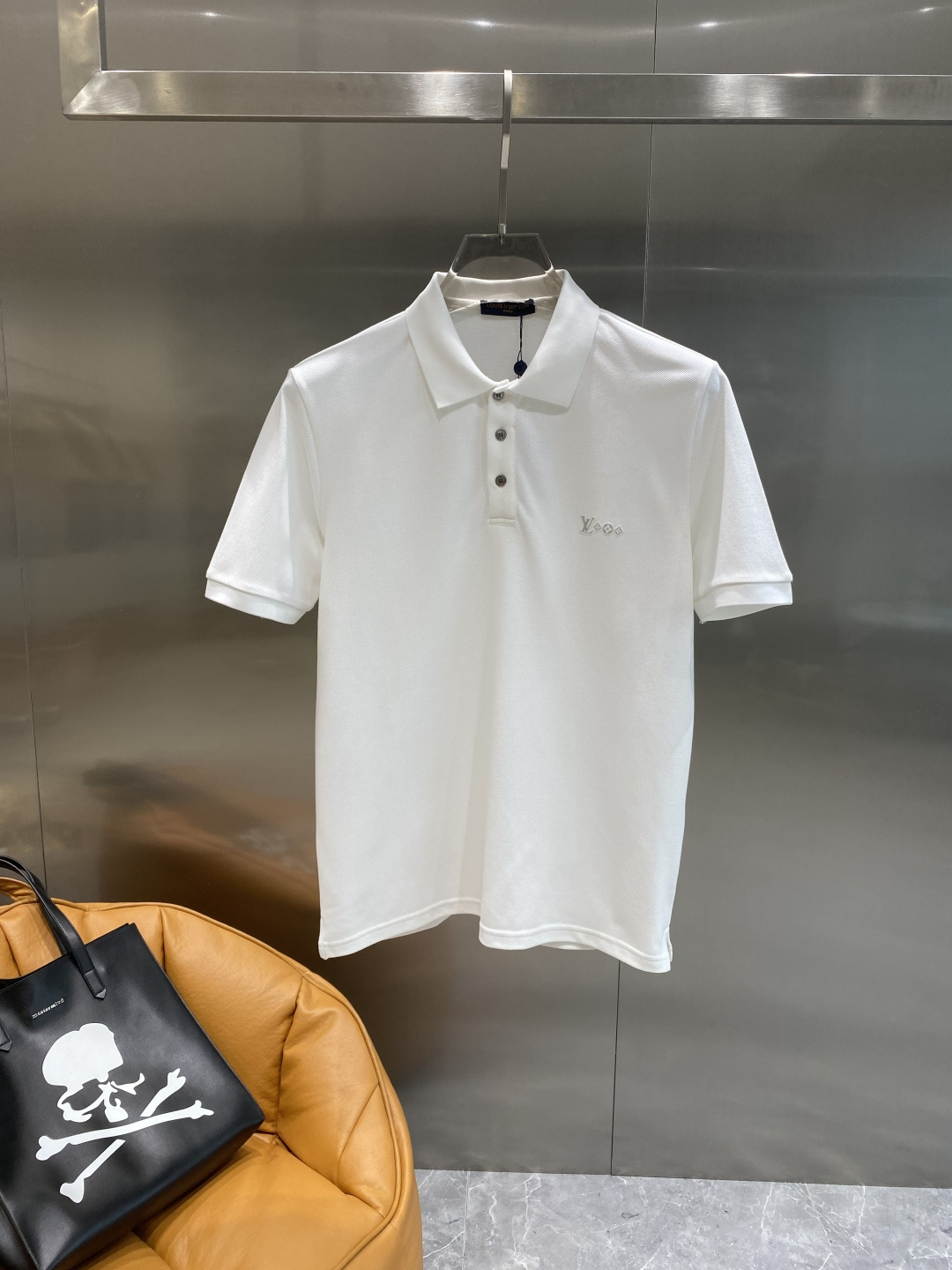 《𝙉𝙚𝙬🖤🤍驴家》2025男士商务休闲纯色翻领短袖POLO衫#客供进口100%珠地棉面料，甄选上等长绒棉
