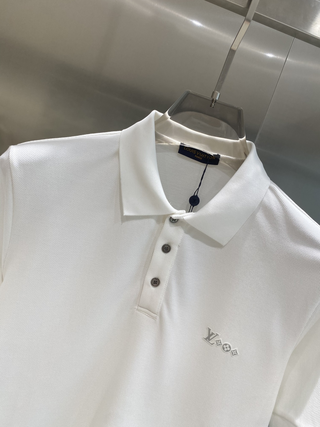 《𝙉𝙚𝙬🖤🤍驴家》2025男士商务休闲纯色翻领短袖POLO衫#客供进口100%珠地棉面料，甄选上等长绒棉