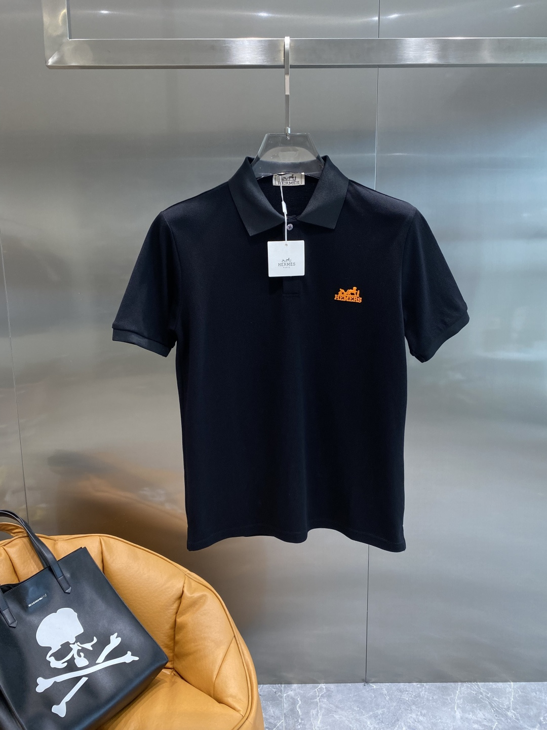 《𝙉𝙚𝙬🖤🤍爱家》2025男士商务休闲纯色翻领短袖POLO衫#客供进口100%珠地棉面料，甄选上等长绒棉