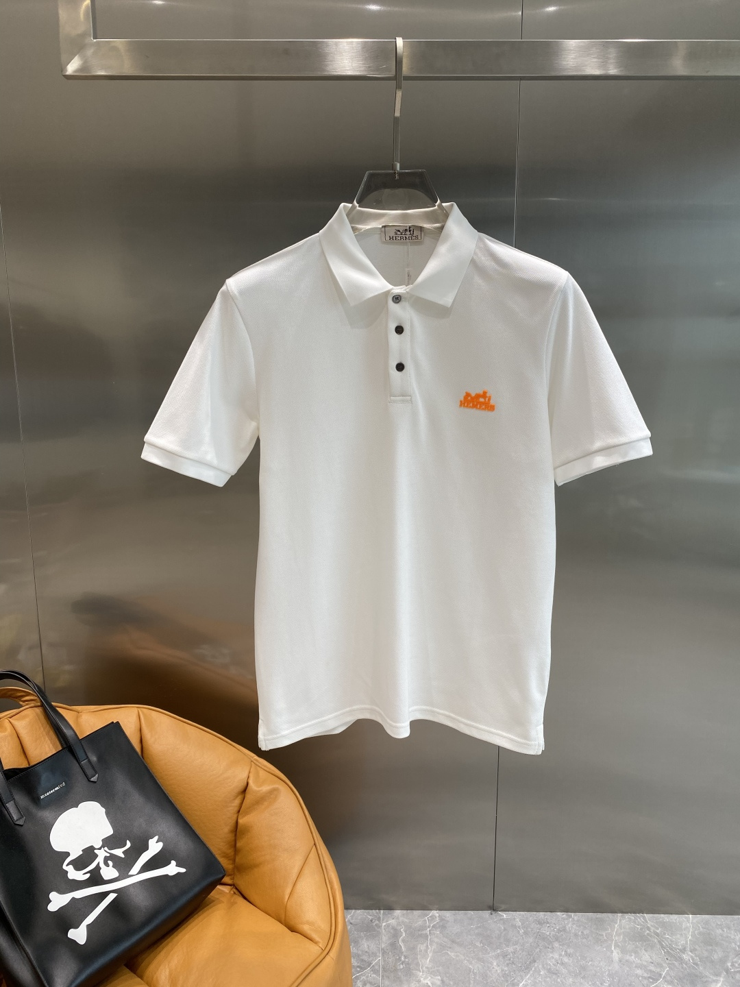 《𝙉𝙚𝙬🖤🤍爱家》2025男士商务休闲纯色翻领短袖POLO衫#客供进口100%珠地棉面料，甄选上等长绒棉