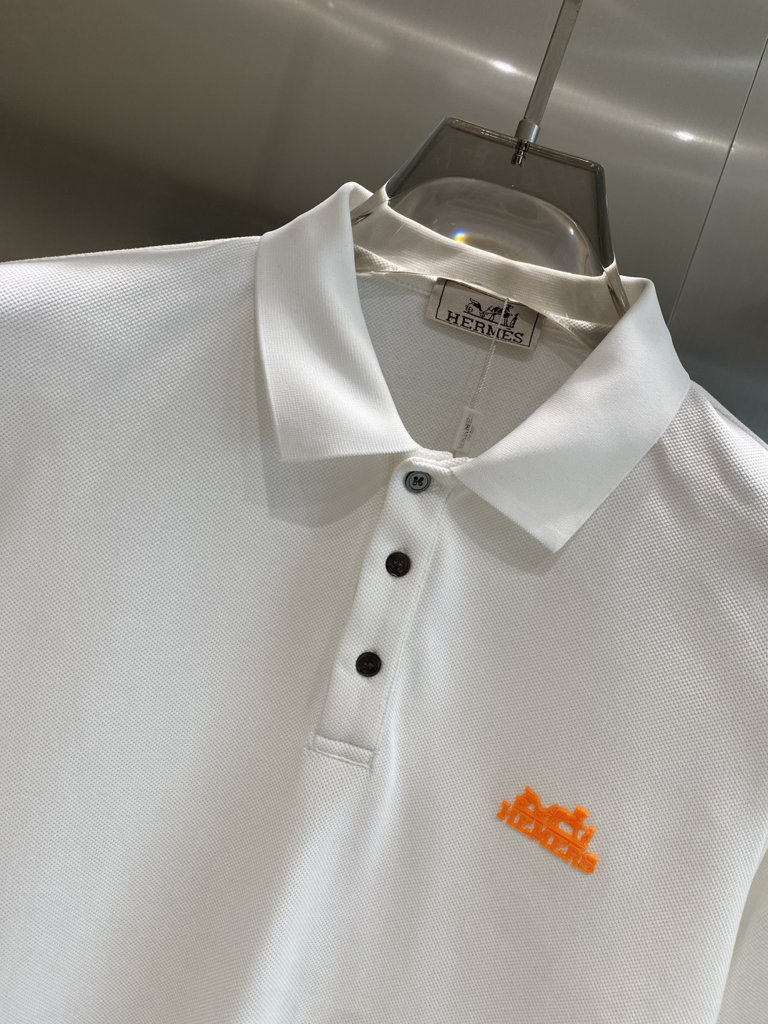 《𝙉𝙚𝙬🖤🤍爱家》2025男士商务休闲纯色翻领短袖POLO衫#客供进口100%珠地棉面料，甄选上等长绒棉