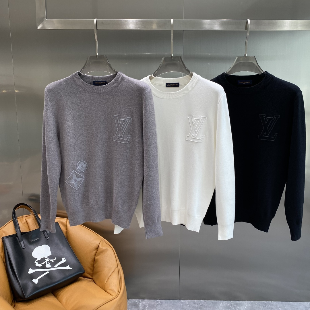 《𝙉𝙚𝙬🤍🖤驴家》2025ss秋冬新品时尚休闲打底单穿圆领商务休闲基础高档精纺毛衣 舒适保暖！抗起球不刺