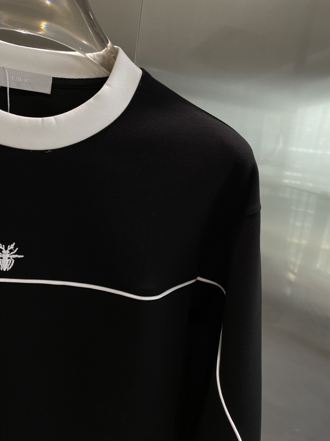 《𝙉𝙚𝙬🤍🖤迪家》25秋冬新品空气层 圆领卫衣，正面品牌标识设计，创意重释品牌标志性设计，采用400克重