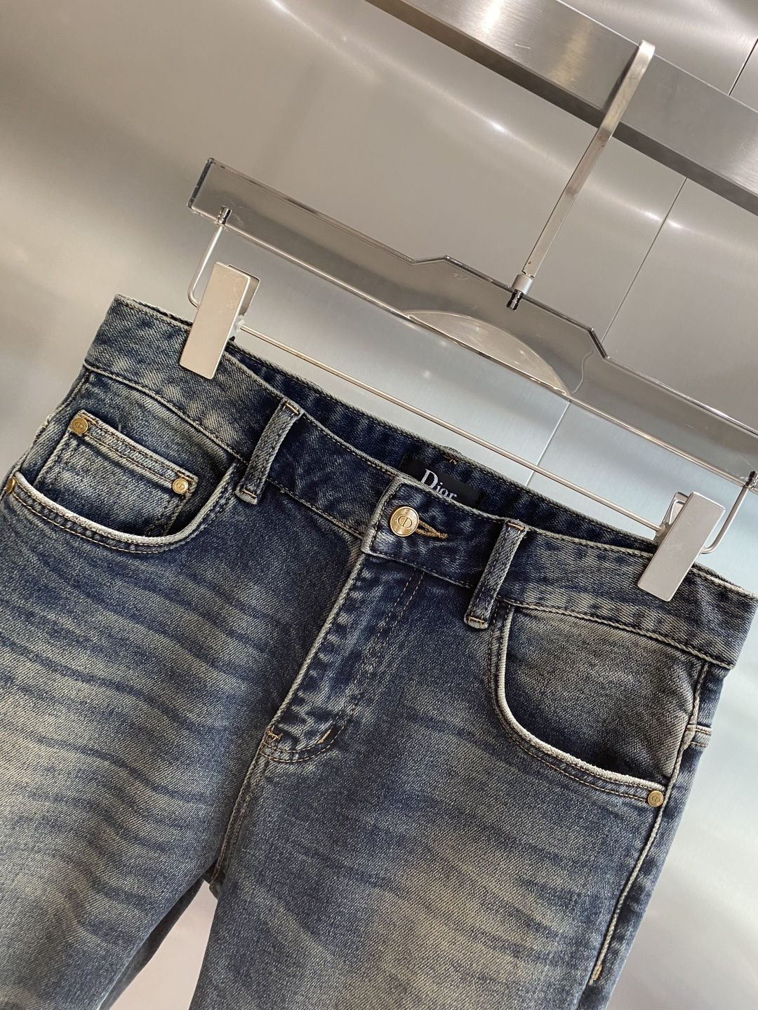 《𝙉𝙚𝙬🖤🤍迪家》2025重工水洗休闲牛仔裤，进口原版水洗弹力面料，舒适有弹性，独特设计，版型超正，舒适