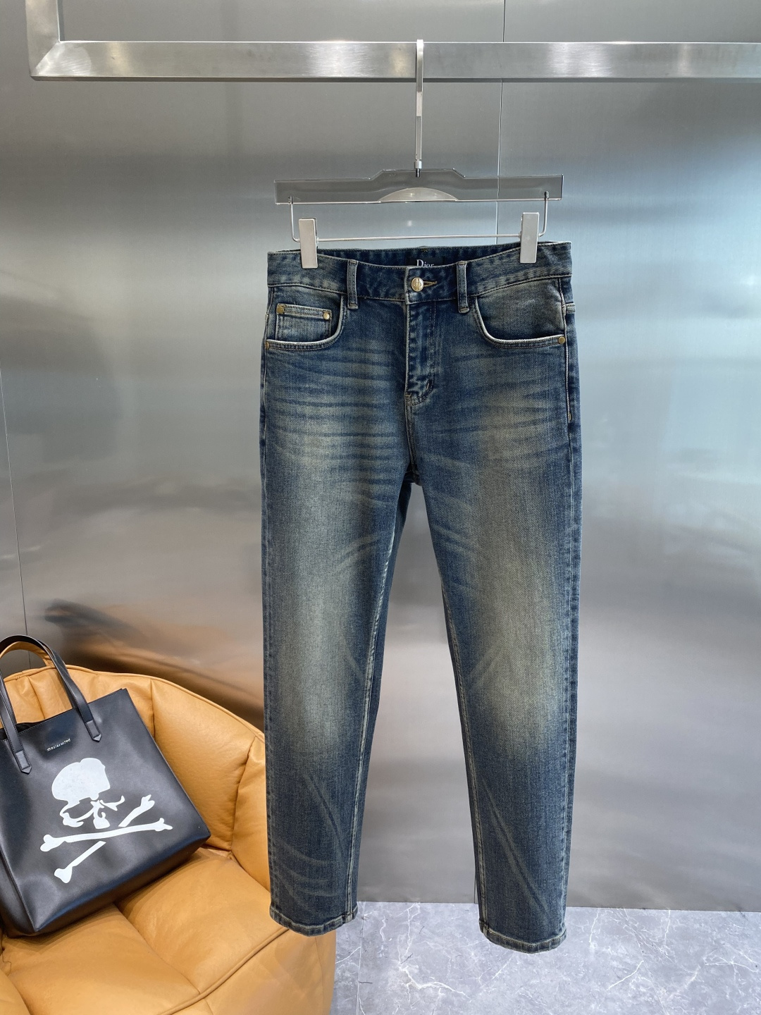 《𝙉𝙚𝙬🖤🤍迪家》2025重工水洗休闲牛仔裤，进口原版水洗弹力面料，舒适有弹性，独特设计，版型超正，舒适