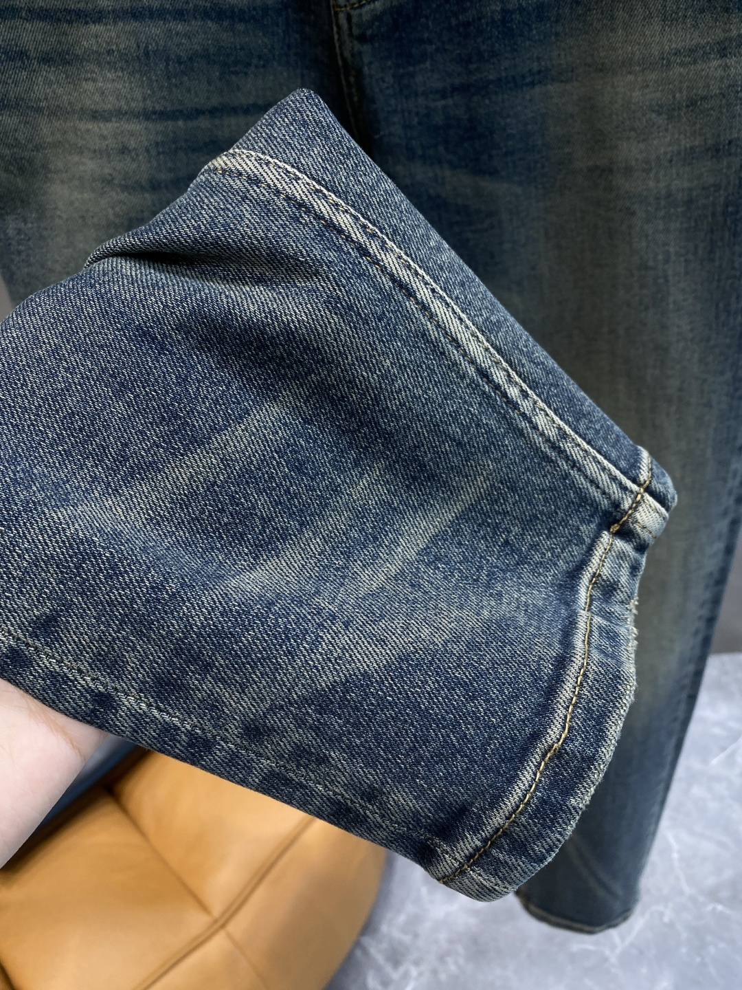 《𝙉𝙚𝙬🖤🤍迪家》2025重工水洗休闲牛仔裤，进口原版水洗弹力面料，舒适有弹性，独特设计，版型超正，舒适