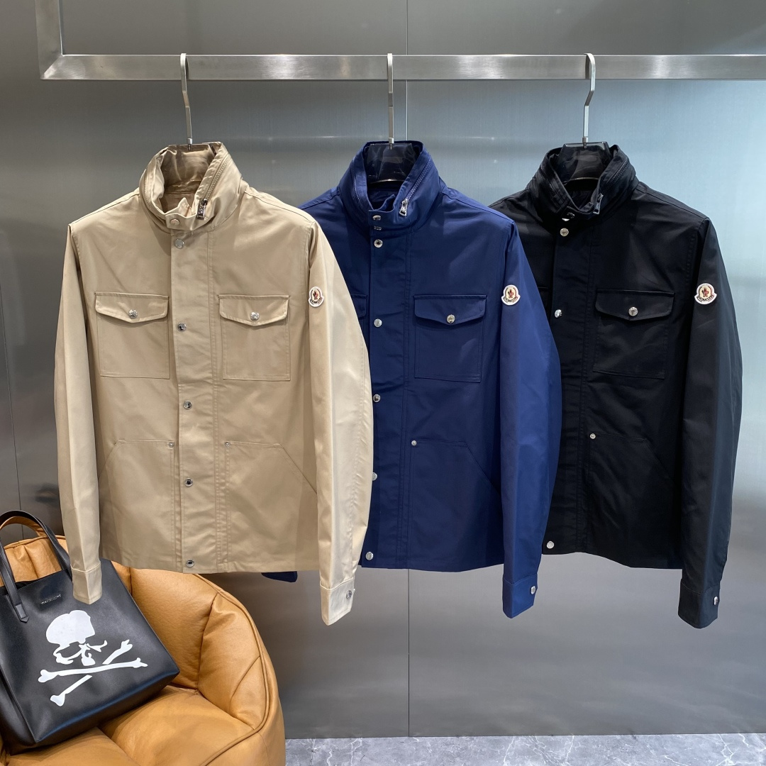 《𝙉𝙚𝙬🤍🖤蒙家》25ss早秋风衣夹克外套爆款 秋冬专柜新款休闲时尚夹克外套！超前卫设计风格 细腻舒适 