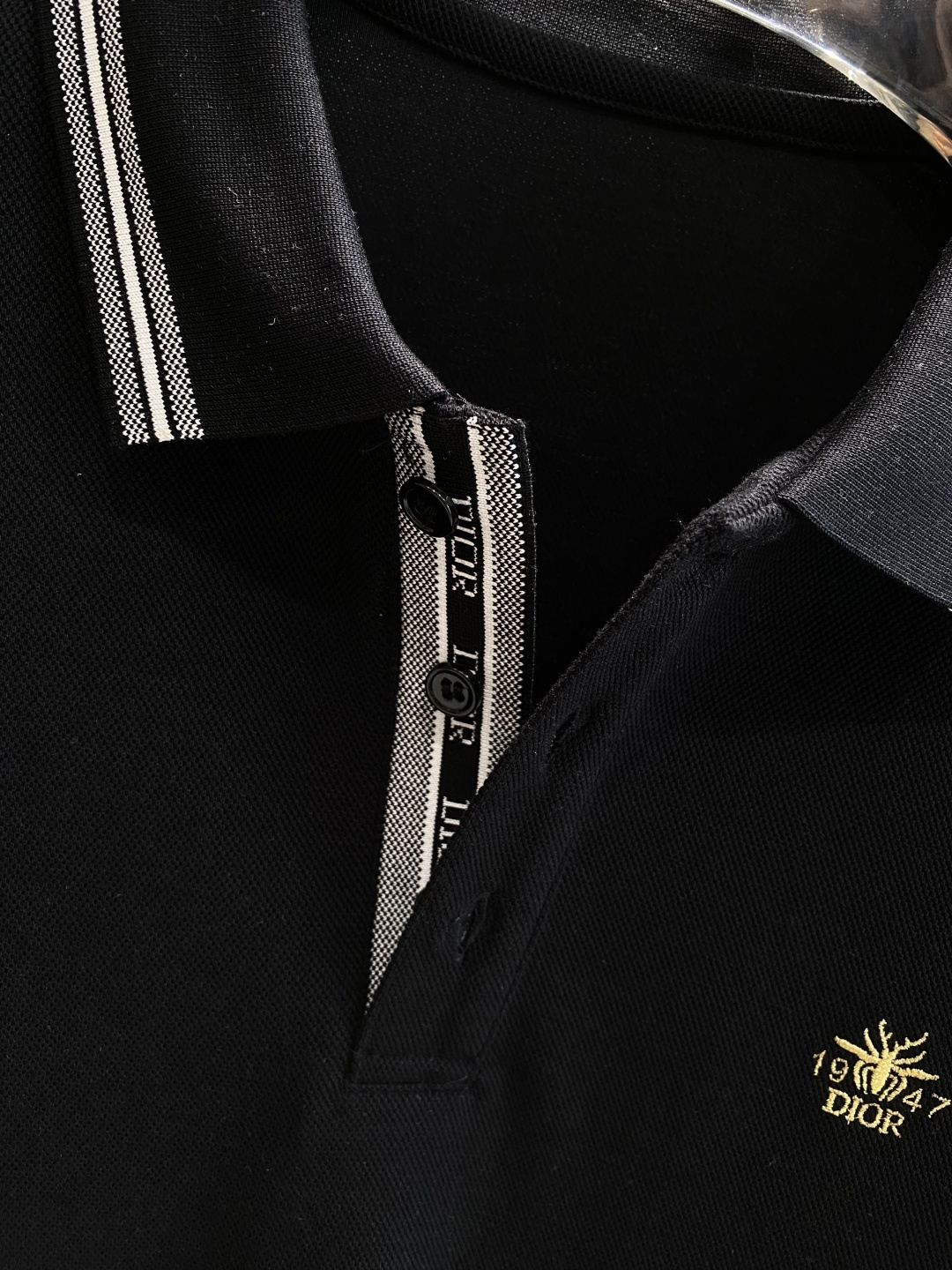 《𝙉𝙚𝙬🖤🤍迪家》2025男士商务休闲纯色翻领长袖POLO衫#客供进口100%珠地棉面料，甄选上等长绒棉