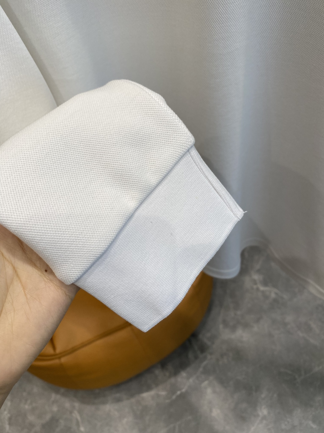 《𝙉𝙚𝙬🖤🤍罗家》2025男士商务休闲纯色翻领长袖POLO衫#客供进口100%珠地棉面料，甄选上等长绒棉