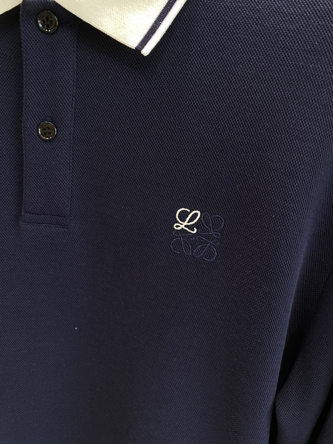 《𝙉𝙚𝙬🖤🤍罗家》2025男士商务休闲纯色翻领长袖POLO衫#客供进口100%珠地棉面料，甄选上等长绒棉