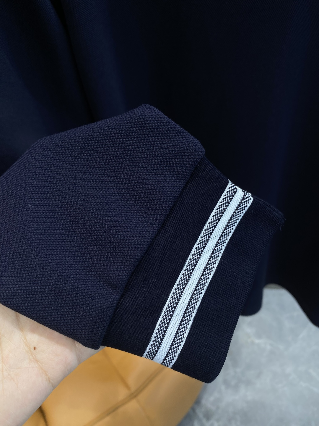 《𝙉𝙚𝙬🖤🤍迪家》2025男士商务休闲纯色翻领长袖POLO衫#客供进口100%珠地棉面料，甄选上等长绒棉