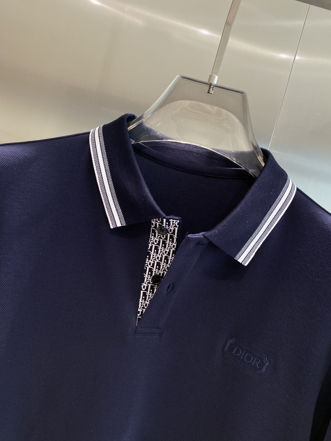 《𝙉𝙚𝙬🖤🤍迪家》2025男士商务休闲纯色翻领长袖POLO衫#客供进口100%珠地棉面料，甄选上等长绒棉