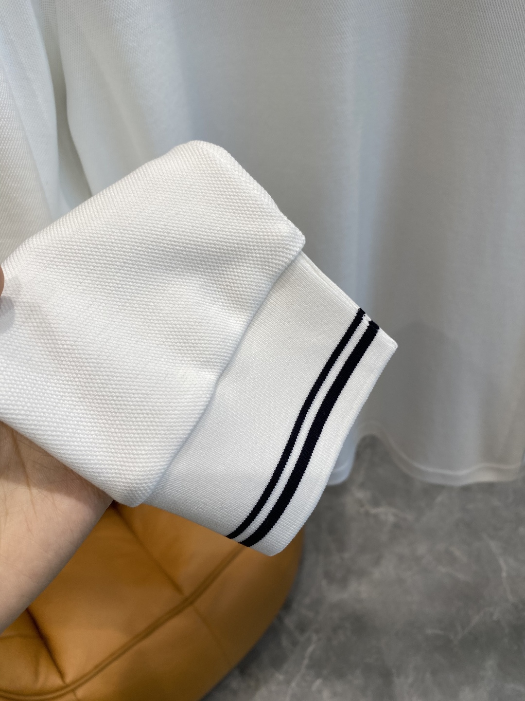 《𝙉𝙚𝙬🖤🤍迪家》2025男士商务休闲纯色翻领长袖POLO衫#客供进口100%珠地棉面料，甄选上等长绒棉