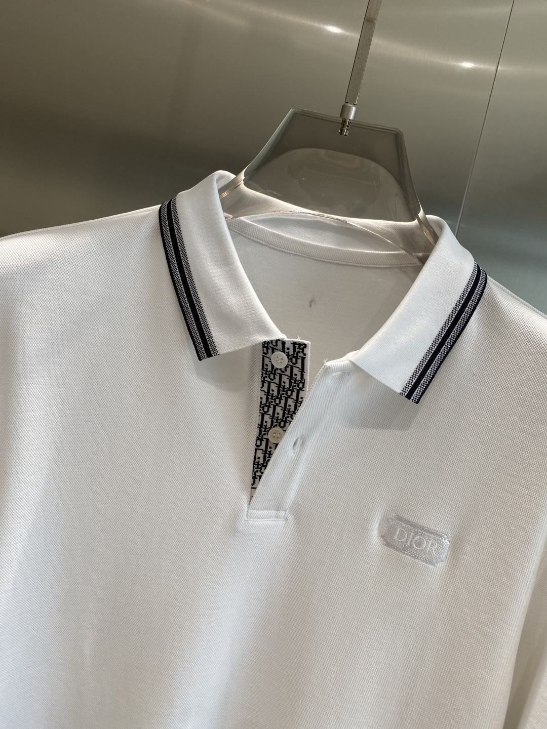 《𝙉𝙚𝙬🖤🤍迪家》2025男士商务休闲纯色翻领长袖POLO衫#客供进口100%珠地棉面料，甄选上等长绒棉