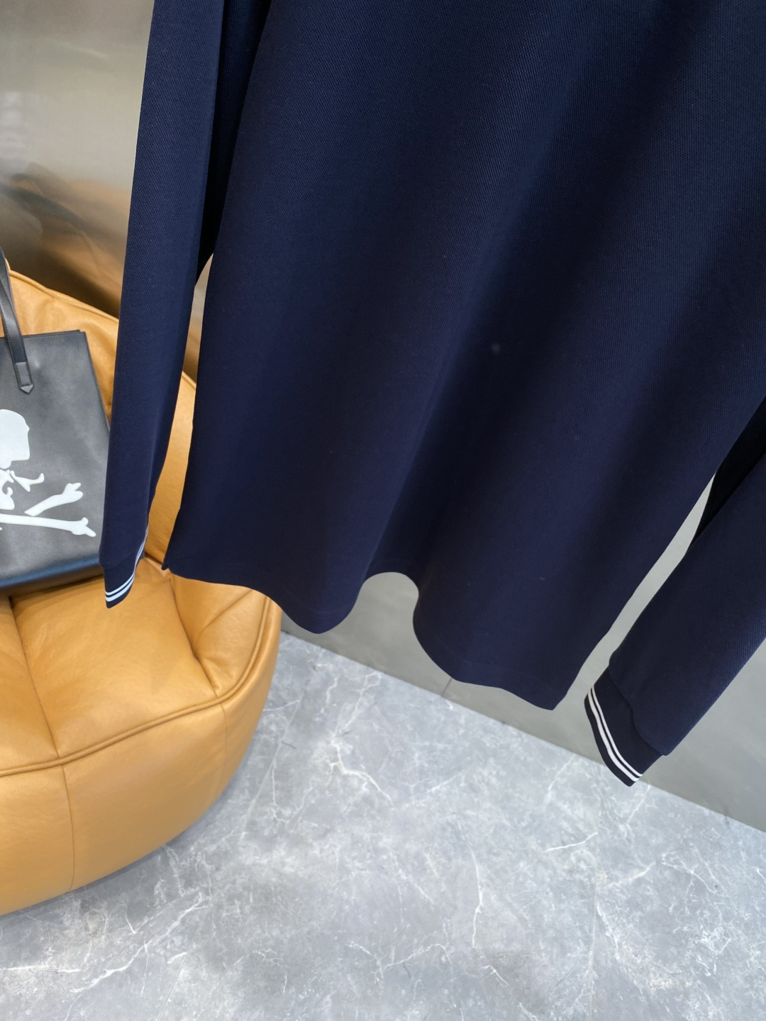 《𝙉𝙚𝙬🖤🤍迪家》2025男士商务休闲纯色翻领长袖POLO衫#客供进口100%珠地棉面料，甄选上等长绒棉