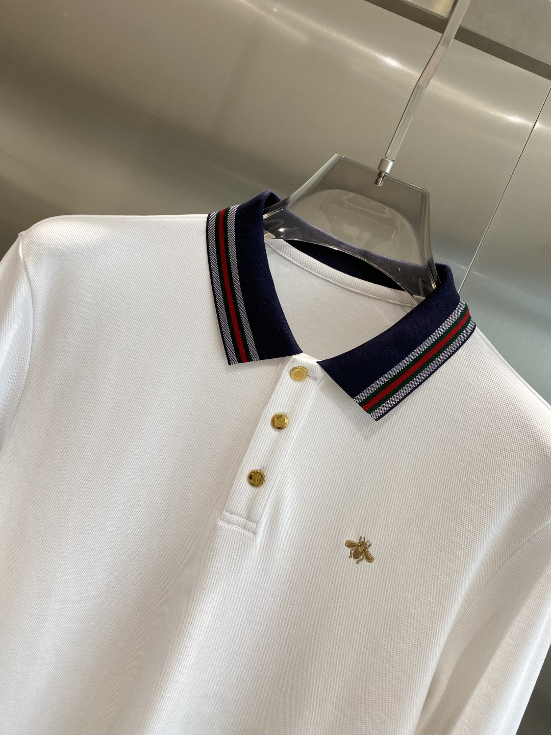 《𝙉𝙚𝙬🖤🤍古家》2025男士商务休闲纯色翻领长袖POLO衫#客供进口100%珠地棉面料，甄选上等长绒棉