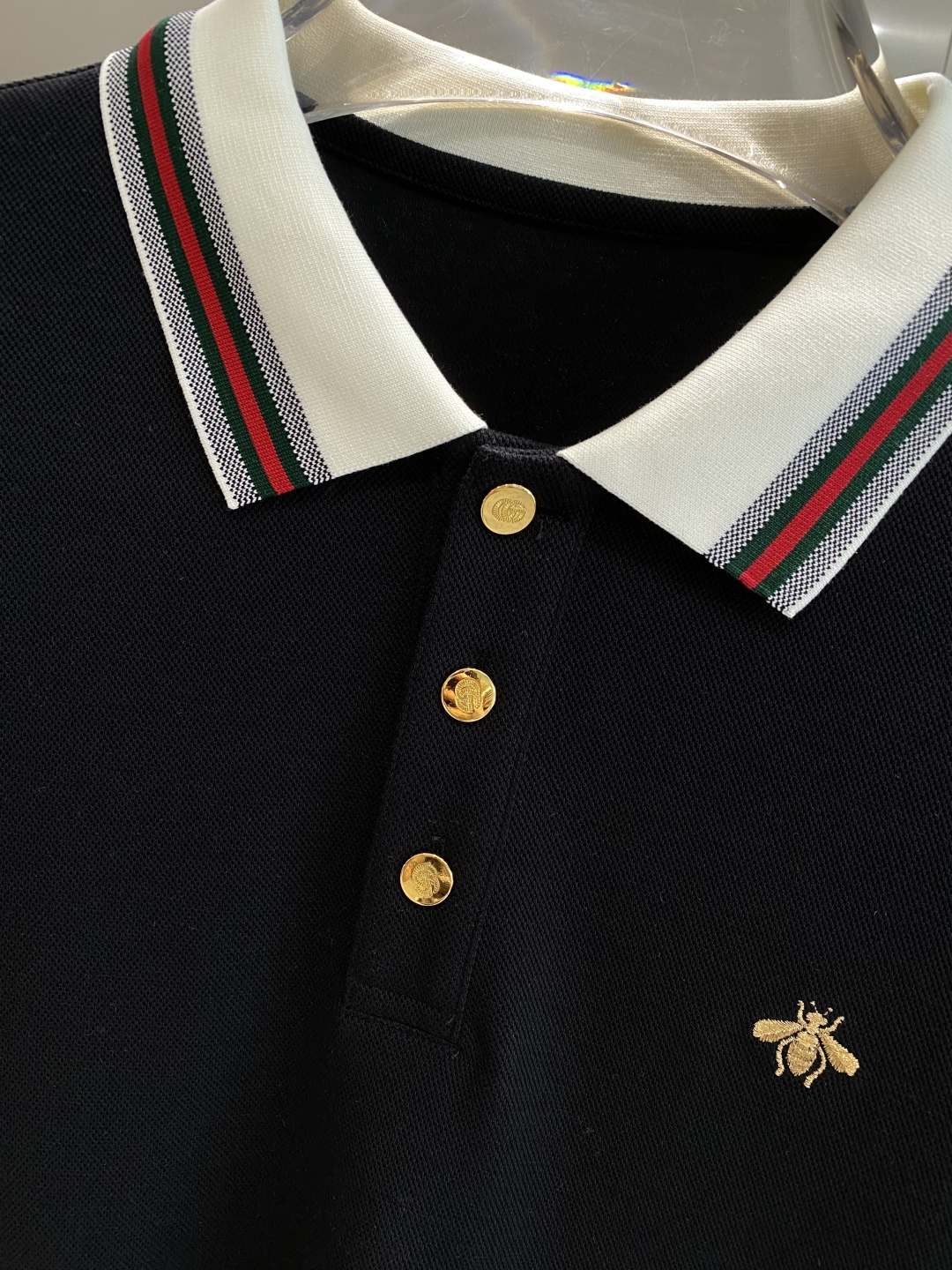 《𝙉𝙚𝙬🖤🤍古家》2025男士商务休闲纯色翻领长袖POLO衫#客供进口100%珠地棉面料，甄选上等长绒棉