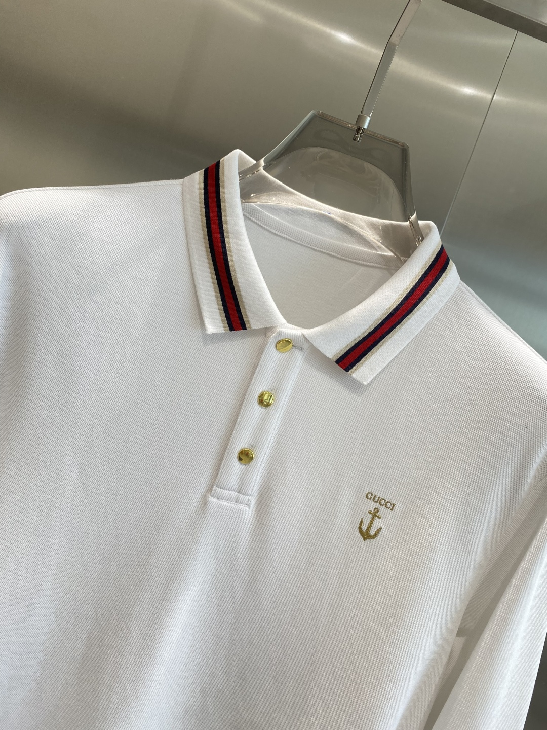 《𝙉𝙚𝙬🖤🤍古家》2025男士商务休闲纯色翻领长袖POLO衫#客供进口100%珠地棉面料，甄选上等长绒棉