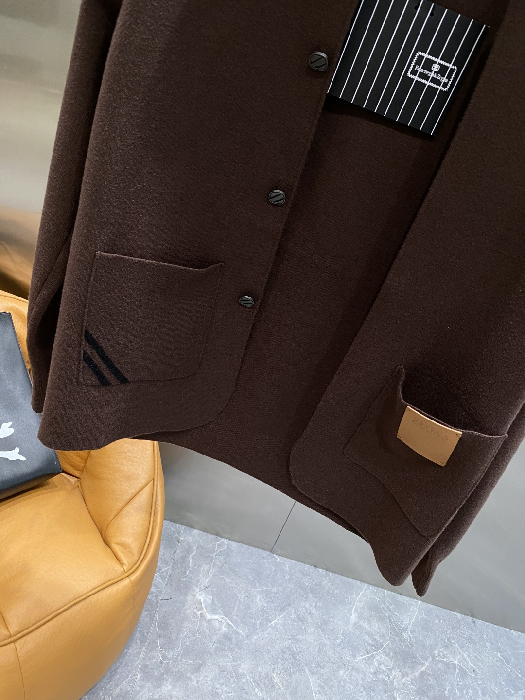 《𝙉𝙚𝙬🤍🖤杰尼家》25ss秋冬 最新最顶级开衫羊毛针织衫开衫毛衣，精致配色融合新款潮套头衫，最顶级的品