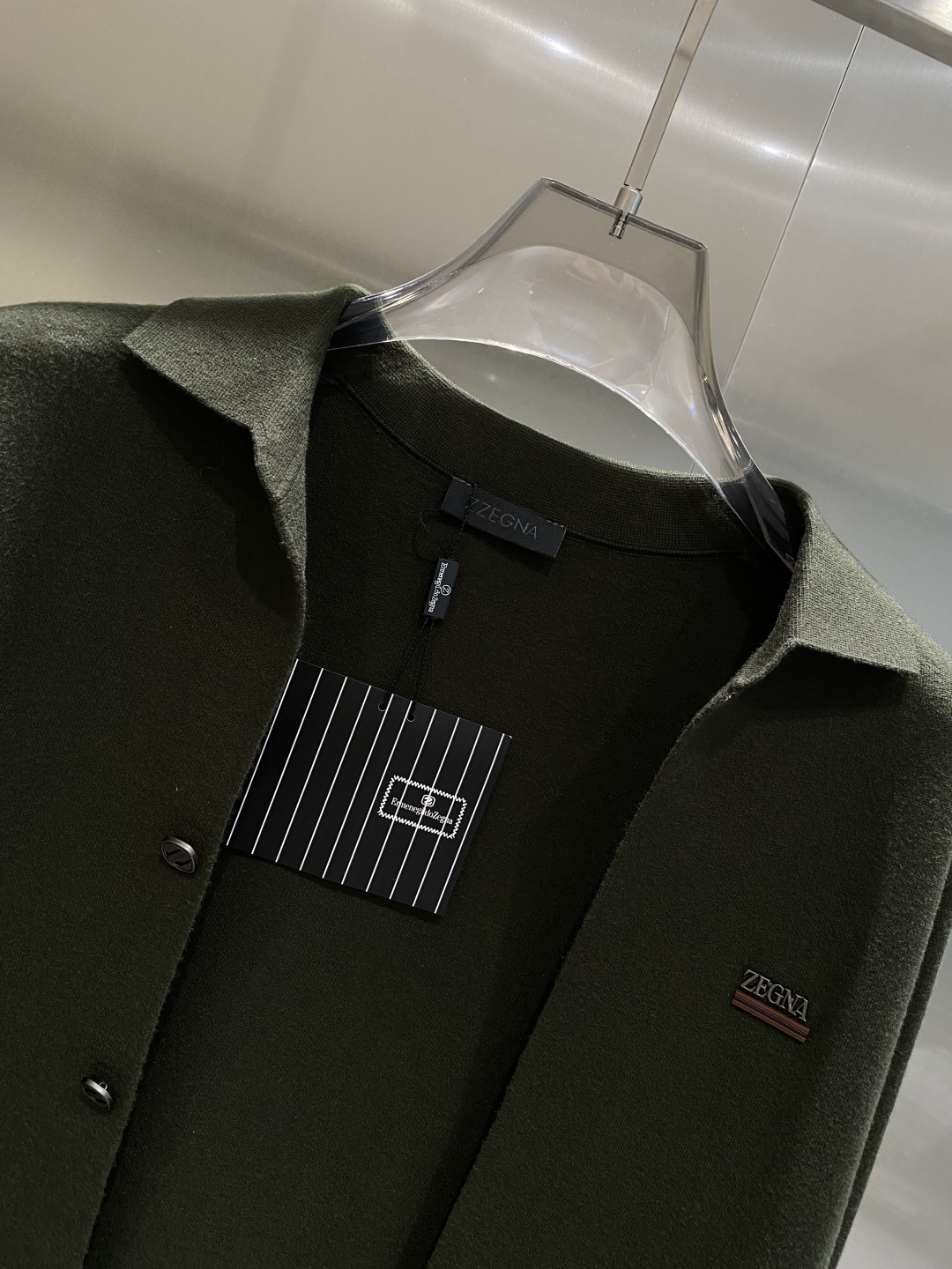 《𝙉𝙚𝙬🤍🖤杰尼家》25ss秋冬 最新最顶级开衫羊毛针织衫开衫毛衣，精致配色融合新款潮套头衫，最顶级的品