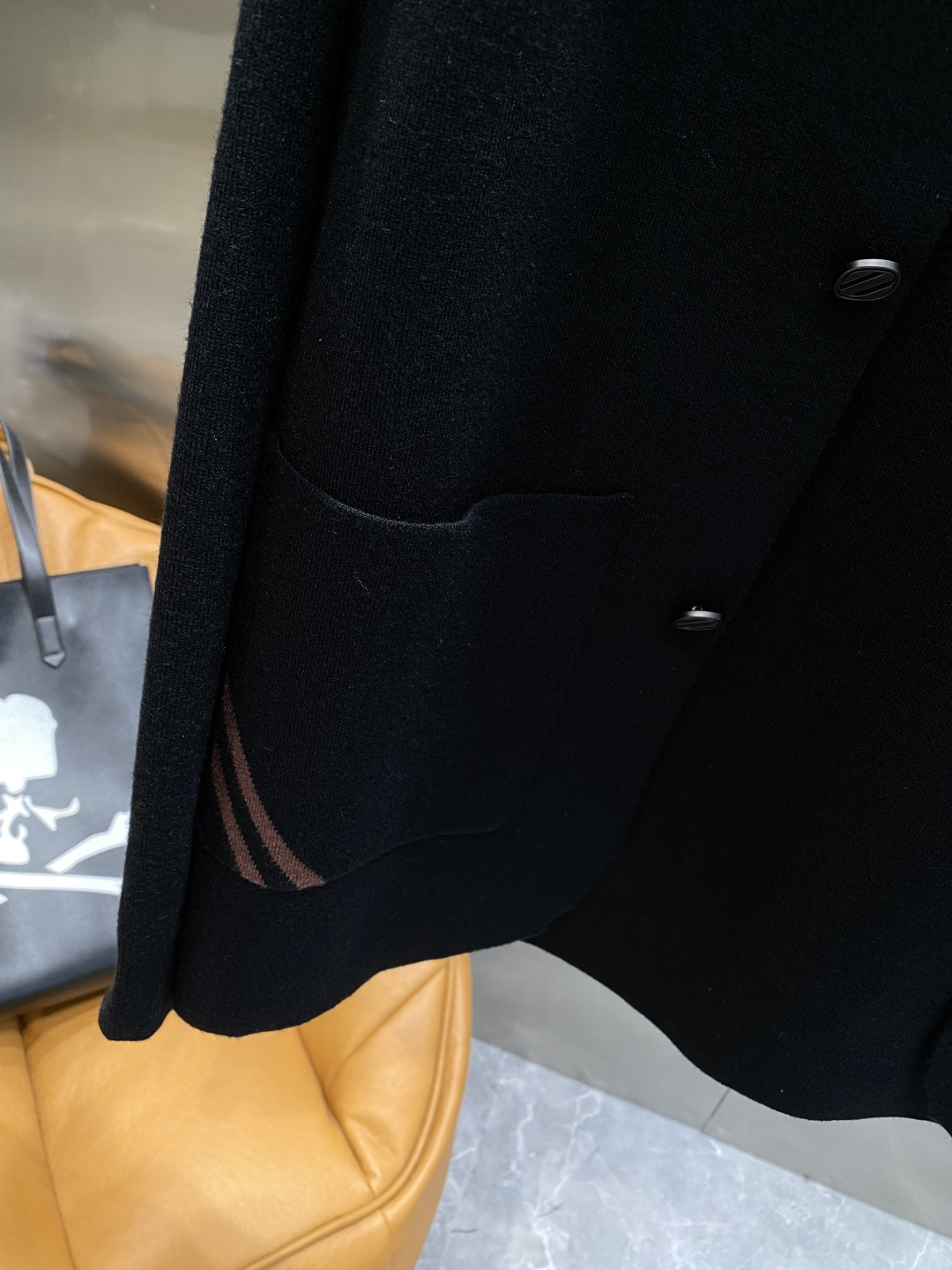 《𝙉𝙚𝙬🤍🖤杰尼家》25ss秋冬 最新最顶级开衫羊毛针织衫开衫毛衣，精致配色融合新款潮套头衫，最顶级的品