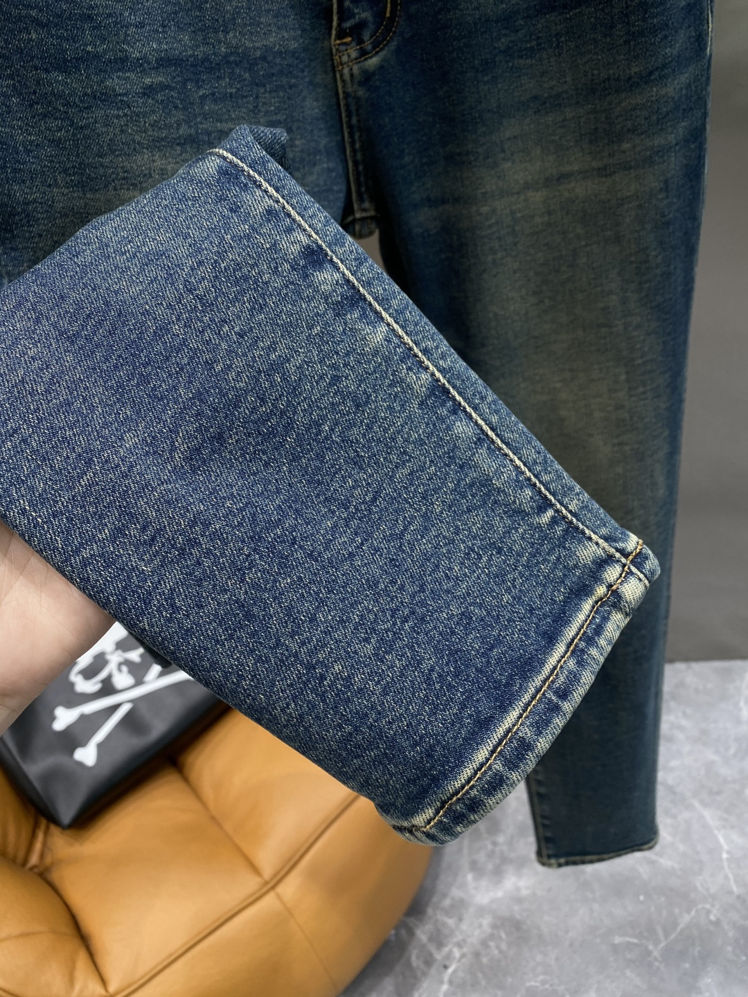 《𝙉𝙚𝙬🤍🖤普家》25ss秋冬牛仔 超级有范儿的一款牛仔裤，定制原版水洗牛仔面料，独特设计，顶级工艺字母