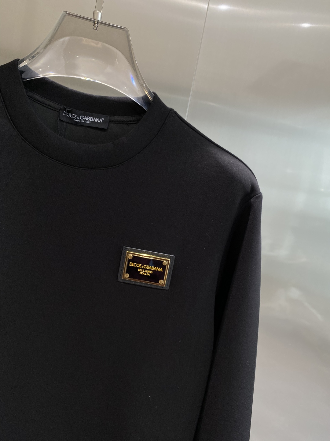 《𝙉𝙚𝙬🤍🖤DG家》25秋冬新品空气层 圆领卫衣，正面品牌标识设计，创意重释品牌标志性设计，采用400克