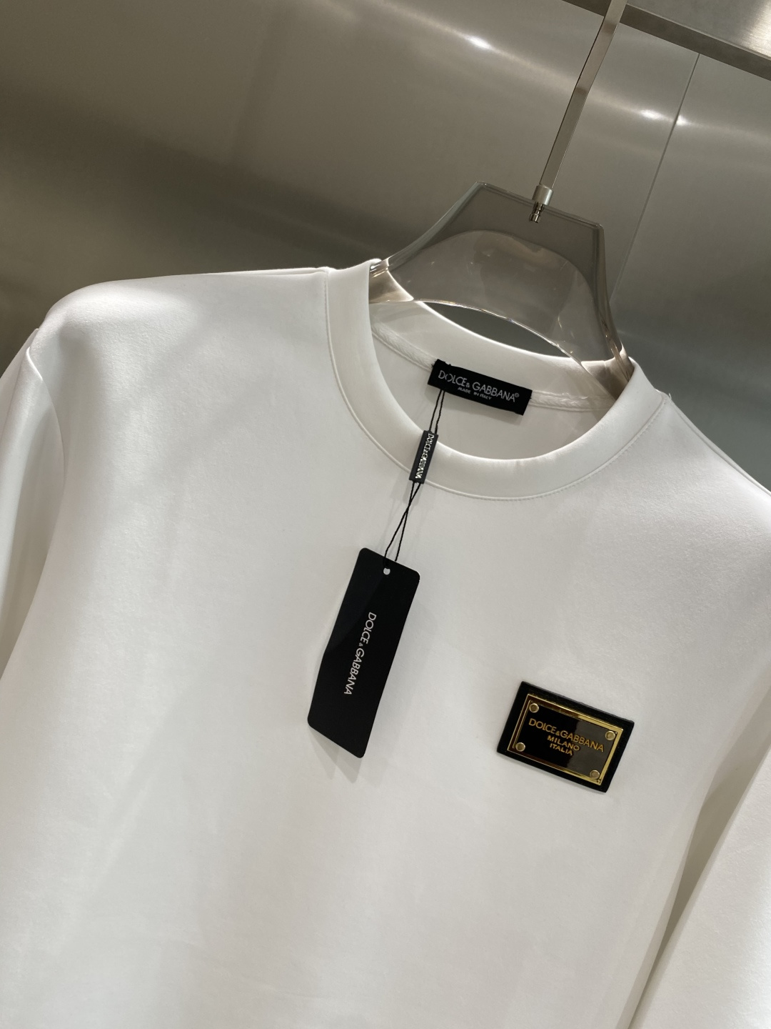 《𝙉𝙚𝙬🤍🖤DG家》25秋冬新品空气层 圆领卫衣，正面品牌标识设计，创意重释品牌标志性设计，采用400克