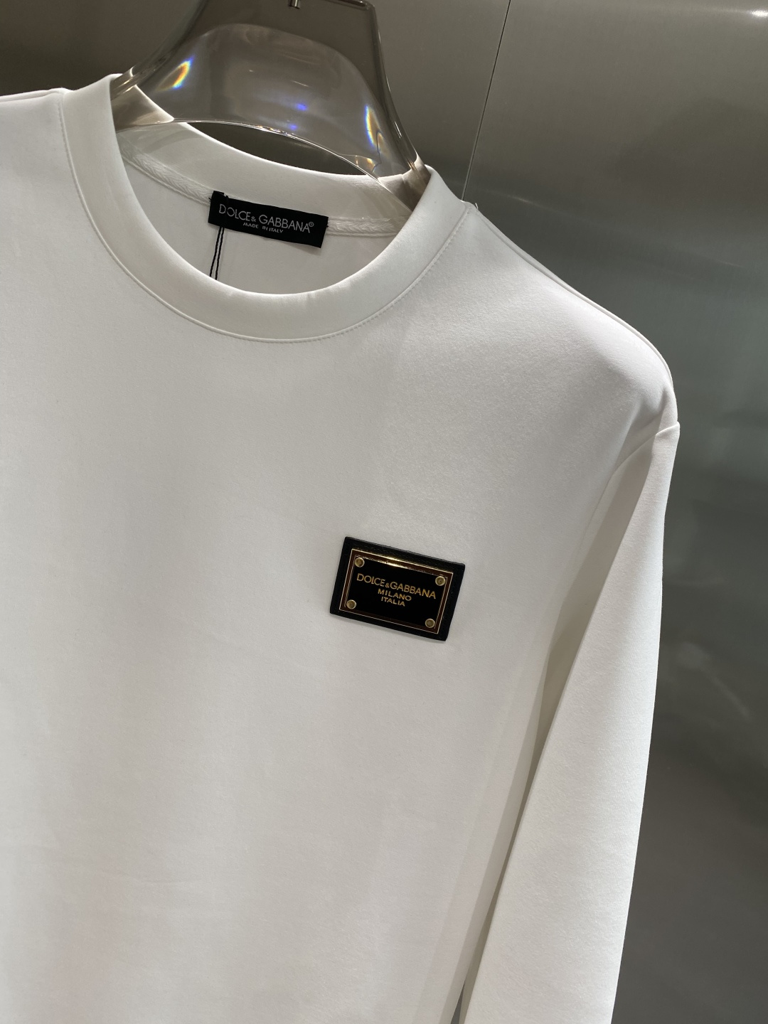 《𝙉𝙚𝙬🤍🖤DG家》25秋冬新品空气层 圆领卫衣，正面品牌标识设计，创意重释品牌标志性设计，采用400克