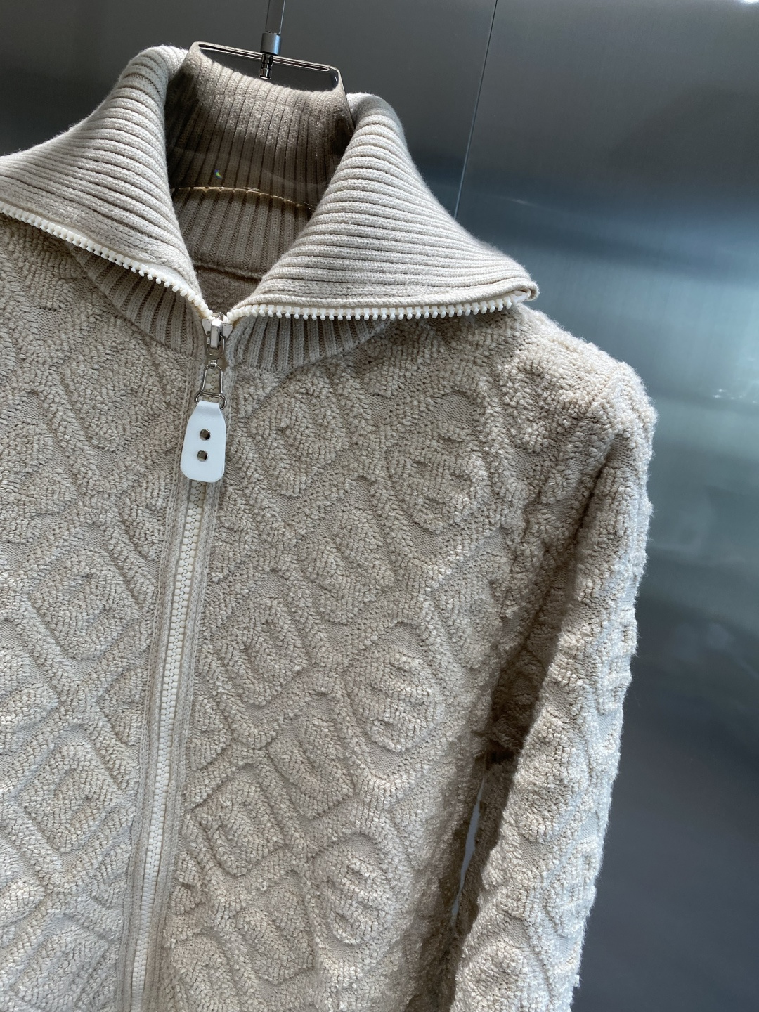 《𝙉𝙚𝙬🤍🖤驴家》25ss秋冬 最新最顶级开衫羊毛针织衫开衫毛衣，精致配色融合新款潮开衫，最顶级的品质专